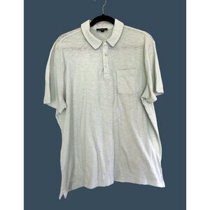EXPRESS- MENS LIGT GREEN SHORT SLEEVE COTTON POLO SHIRT SIZE X-LARGE